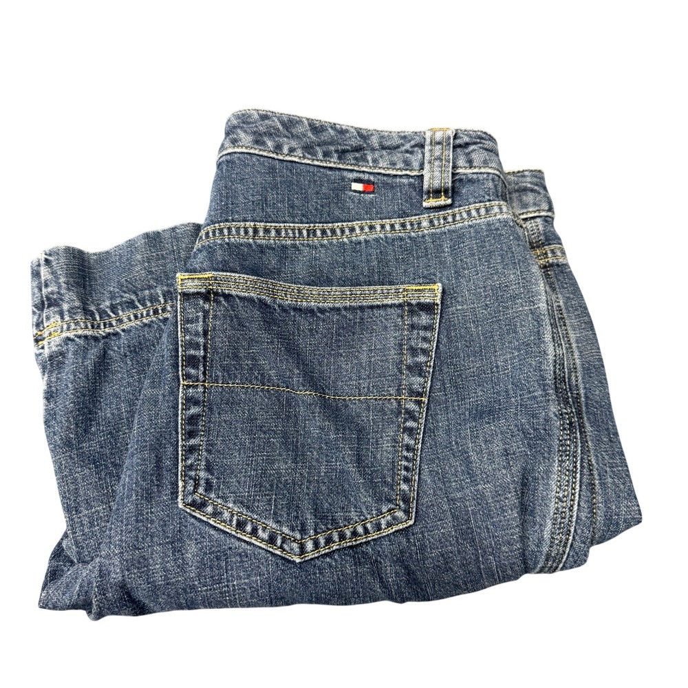 Vintage Tommy Hilfiger‎ Jeans Womens 4 (30x24) Cropped Blue Denim Relaxed Fit